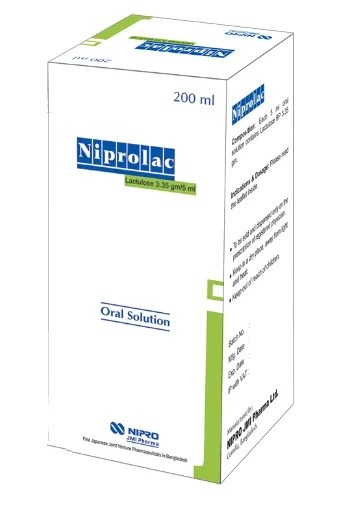 NIPROLAC 3.35 gm/5 ml SYRUP 200 ml
