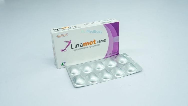LINAMET 2.5MG+1000MG TABLET
