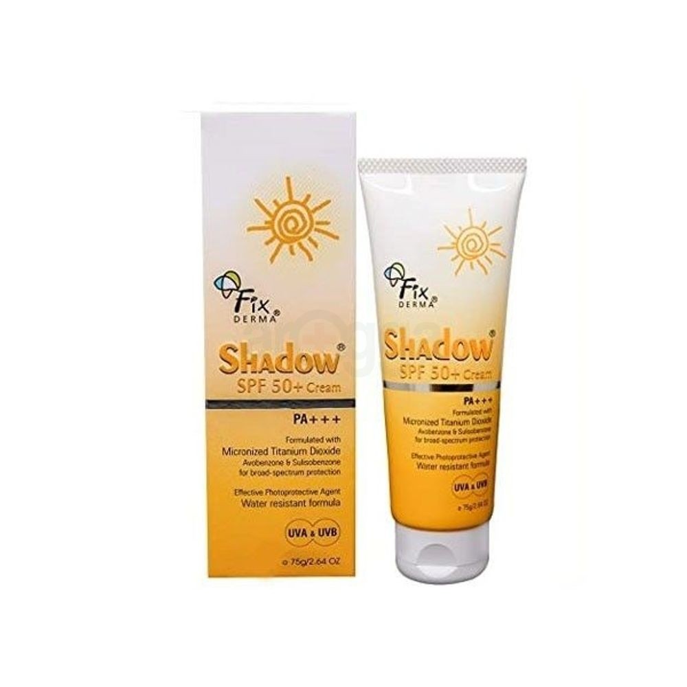 FIX DERMA SHADOW SPF 50+ CREAM SUN BLOCK 75GM