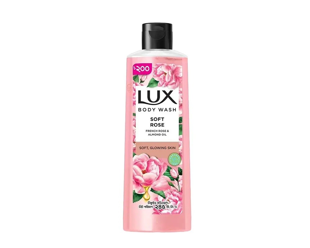 LUX BODY WASH (UNILIVER BAN) SOFT ROSE 245 ML