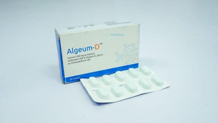 ALGEUM-D 500MG/200IU TABLET