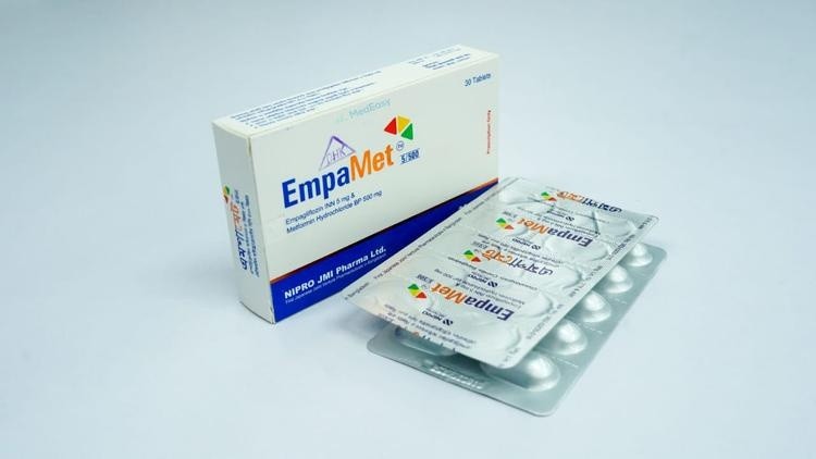 EMPAMET 5 mg + 500 mg TABLET