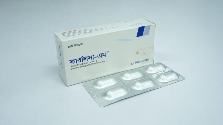 CARLINA-M 2.5/500MG TABLET