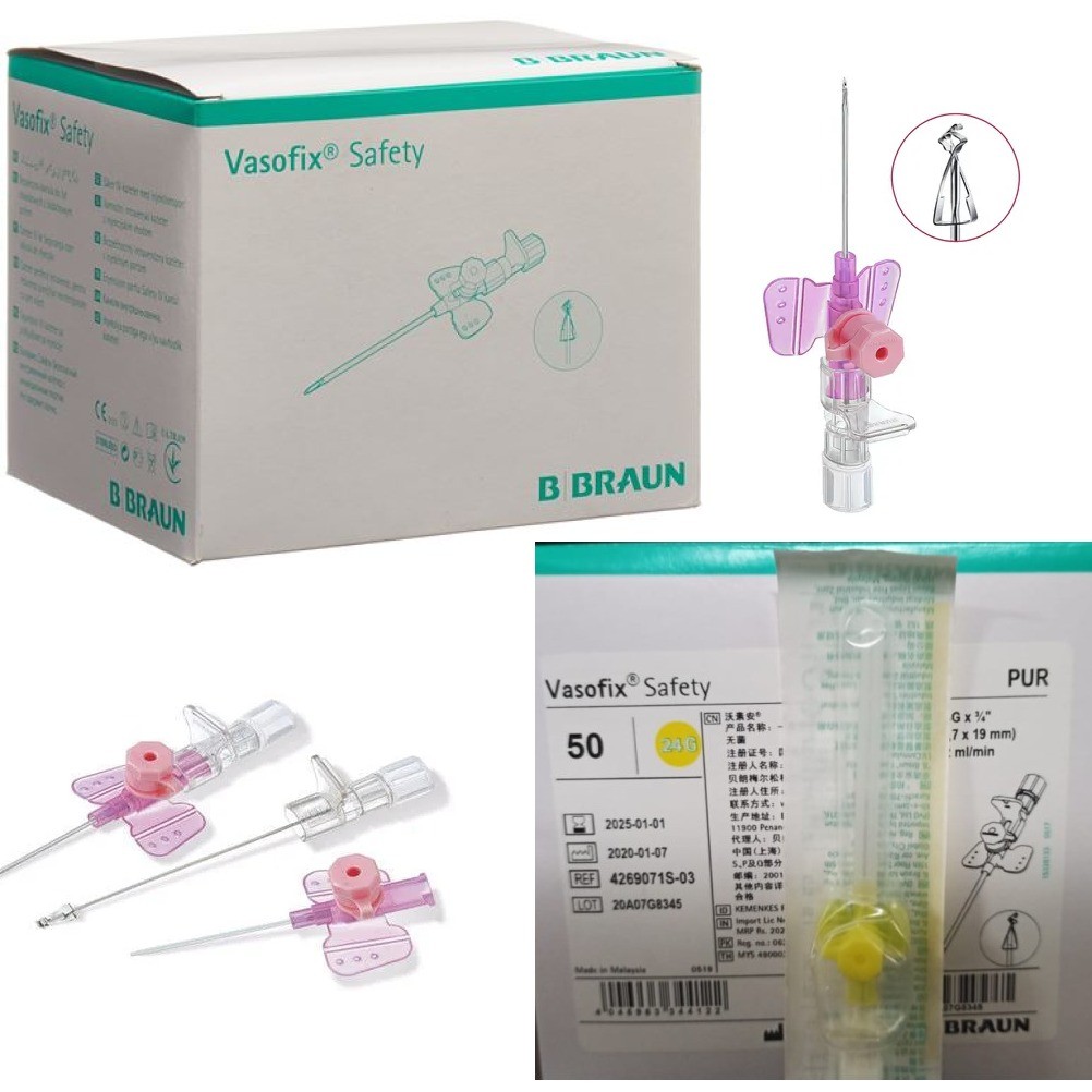 VASOFIX IV CANNULA SIZE: 18G
