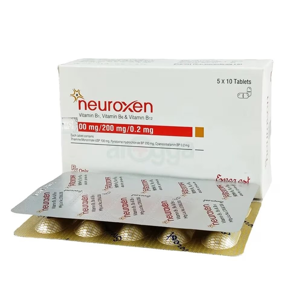 NEUROXEN 100MG+200MG+200MCG TABLET BLISTER
