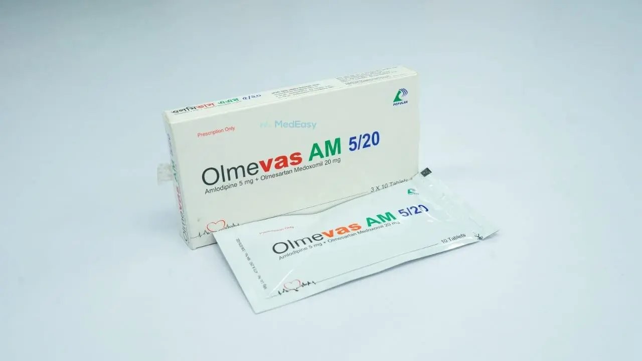 OLMEVAS AM 5MG+20MG TABLET