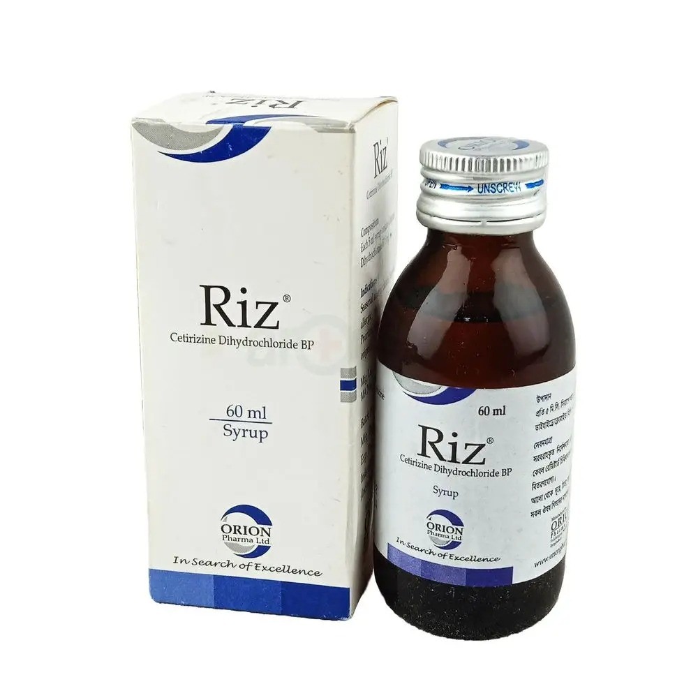 RIZ 5 mg/5 ml SYRUP 60ML
