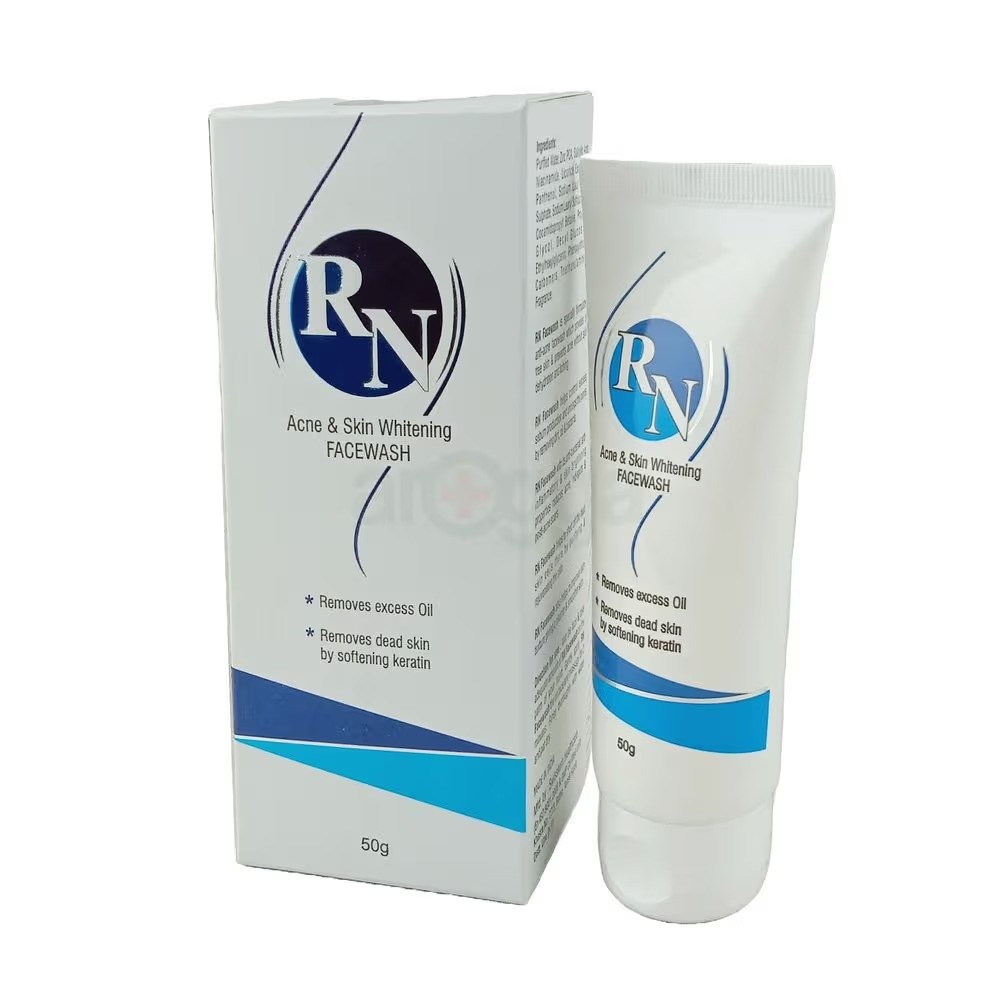 RN ACNE & SKIN WHITENING FACE WASH 50GM