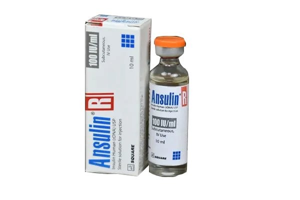 ANSULIN R 100 IU/ML SC Injection 10ML