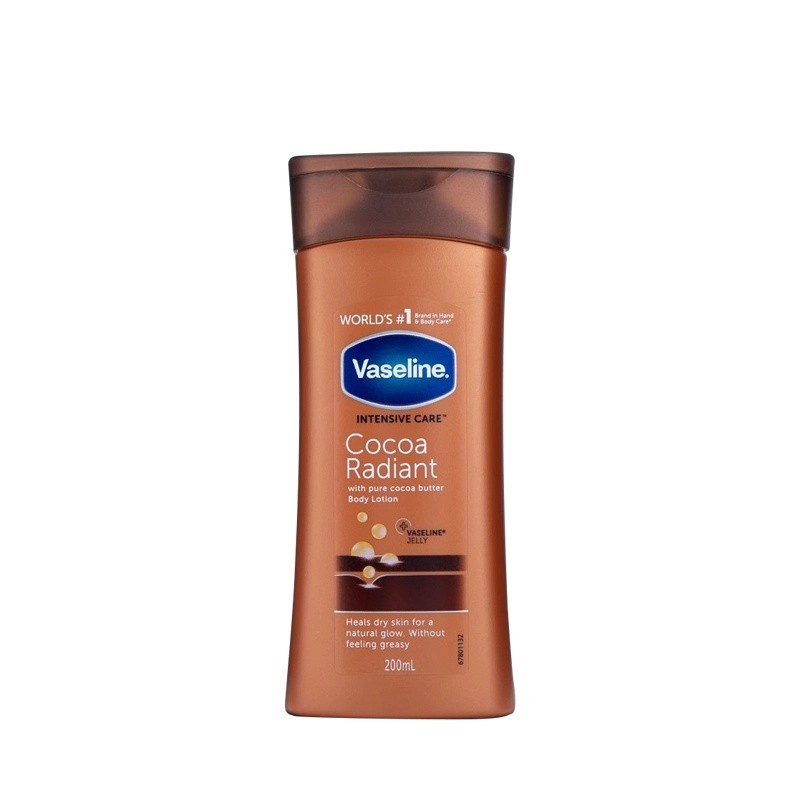 VASELINE COCOA GLOW BODY LOTION 200ml