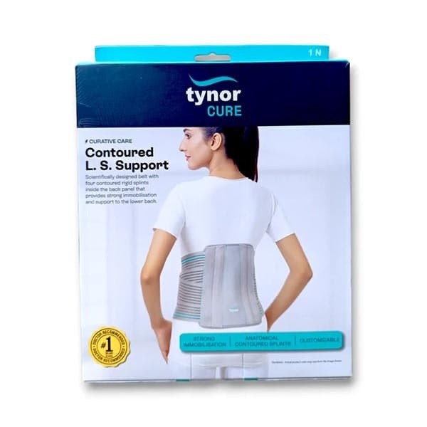CONTOURED L S SUPPORT (TYNOR) SIZE: M