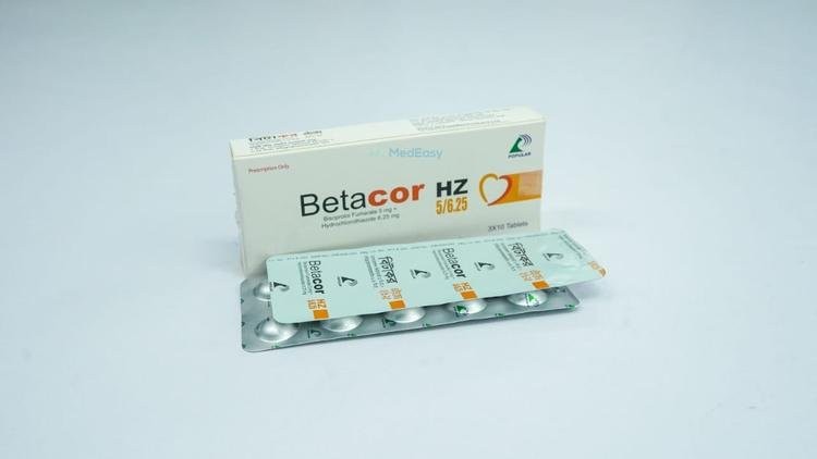 BETACOR HZ 5MG+6.25MG TABLET