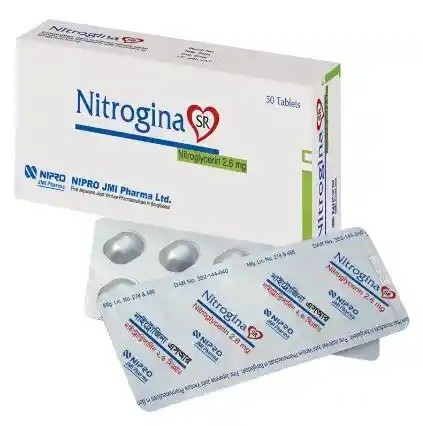 NITROGINA SR 2.6 mg TABLET