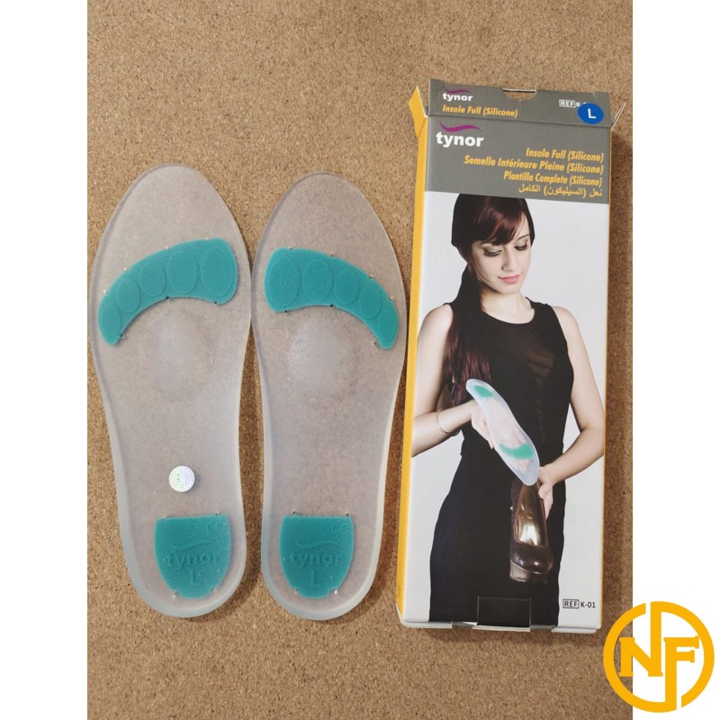 INSOLE FULL SILICONE (TYNOR) SIZE: XL