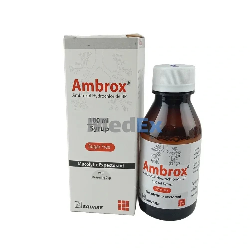 AMBROX 15mg/5ml Syrup 100ml