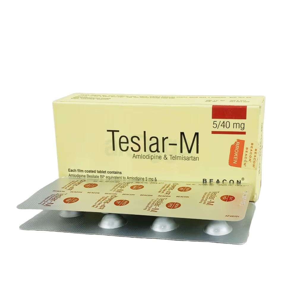 TESLAR-M 5MG+40MG TABLET