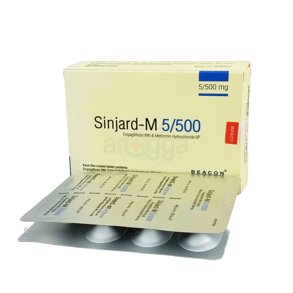 SINJARD M 5MG/500MG TABLET