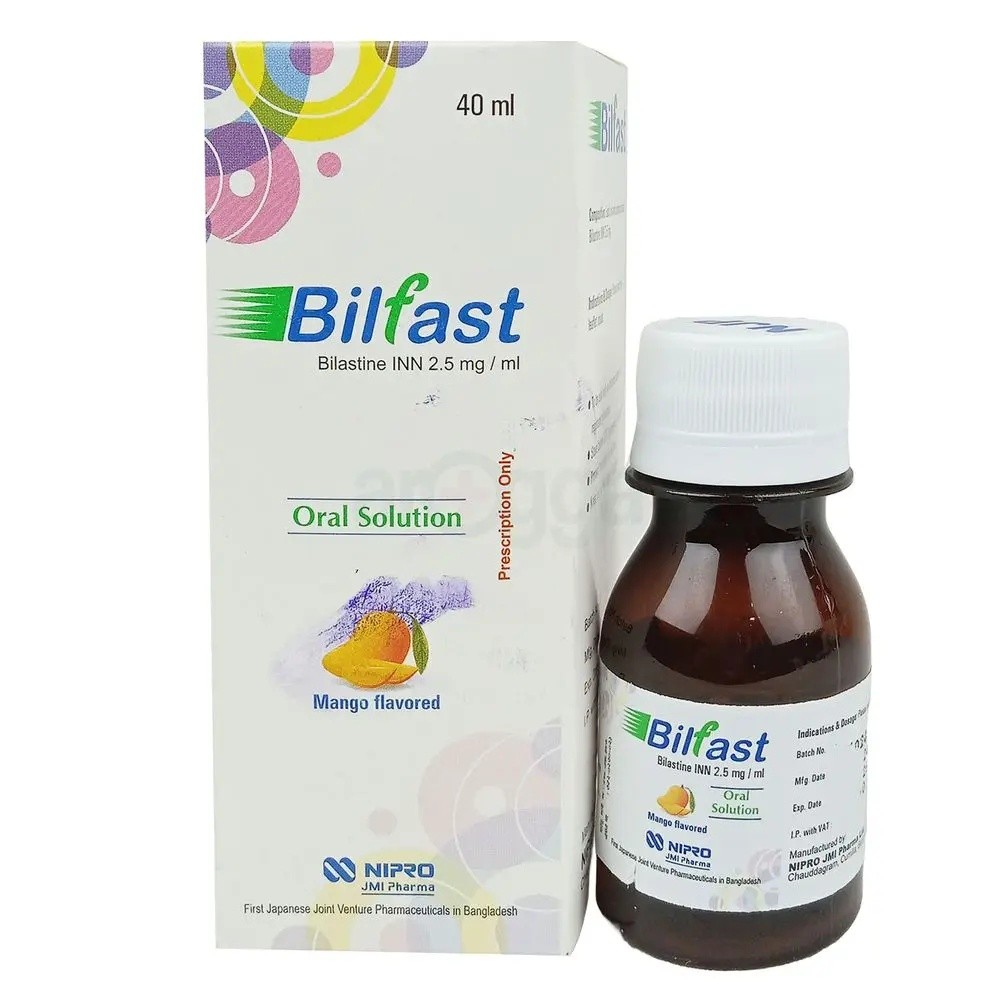 BILFAST 12.5 mg / 5 ml SYRUP 100ML