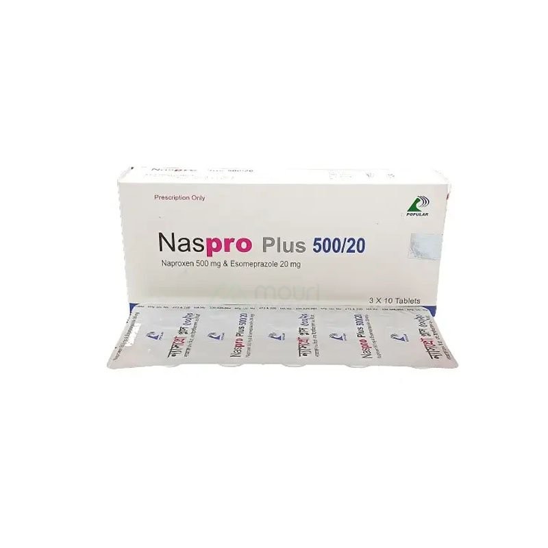 NASPRO PLUS 500MG+20MG TABLET