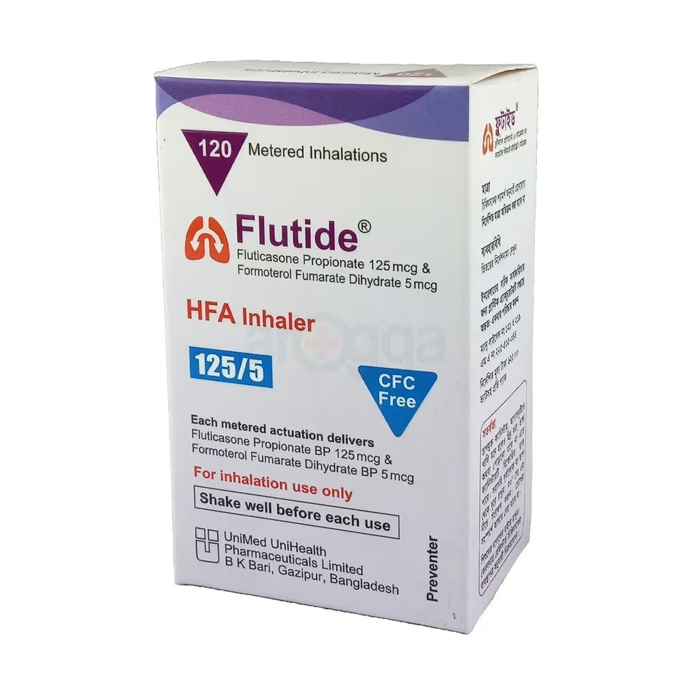 Flutide 125/5mcg HFA Inhelar