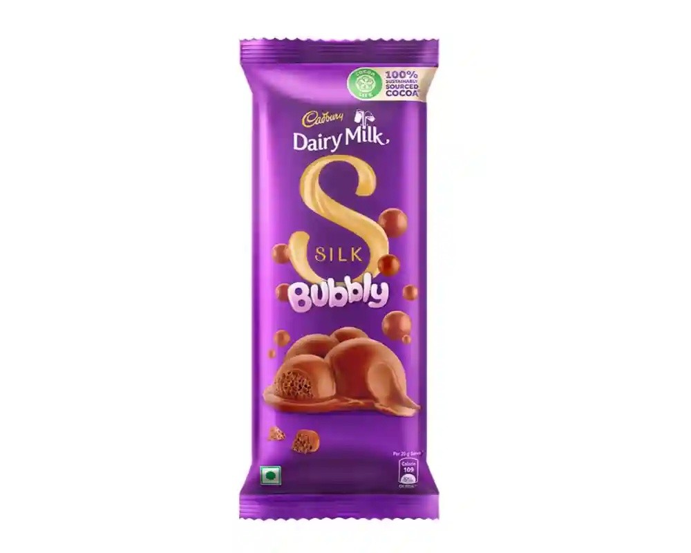 DAIRY MILK SILK BUBBLY 124G (INDIA)
