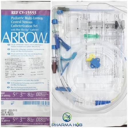 CV LINE ARROW (PEDIATRIC) SIZE: TRIPLE LUMEN 5.5FR-10CM
