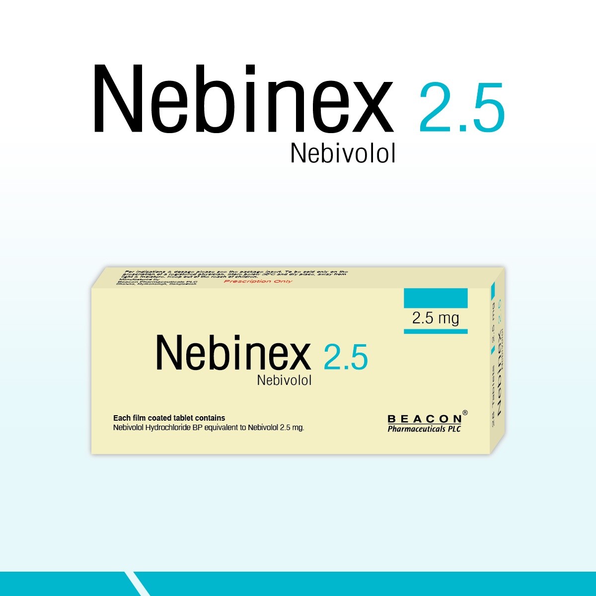 NEBINEX 2.5 mg TABLET