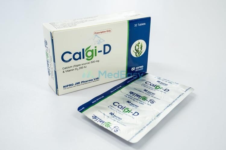 CALGI-D 500 mg + 200 IU TABLET