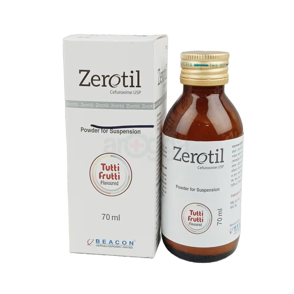 Zerotil Plus 125 MG+31.25MG Syrup 70 ML