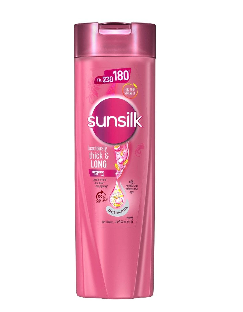 SUNSILK THIK & LONG 170ml shampoo