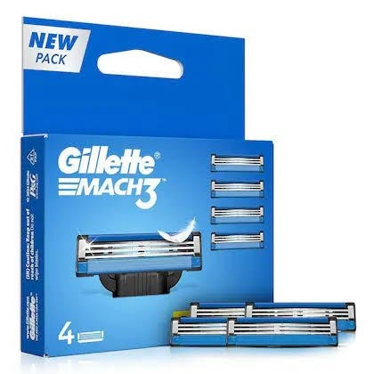 GILLETTE MACH 3 4 CARTRIDGES