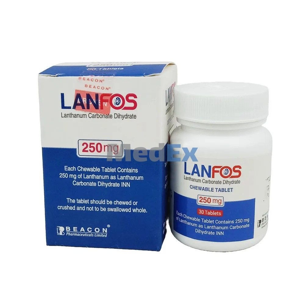LANFOS 250 mg Chewable Tablet