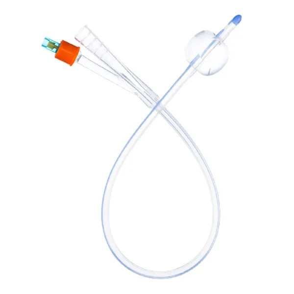ALL SILICONE FOLEY BALLOON CATHETER SIZE:16 FR 2WAY