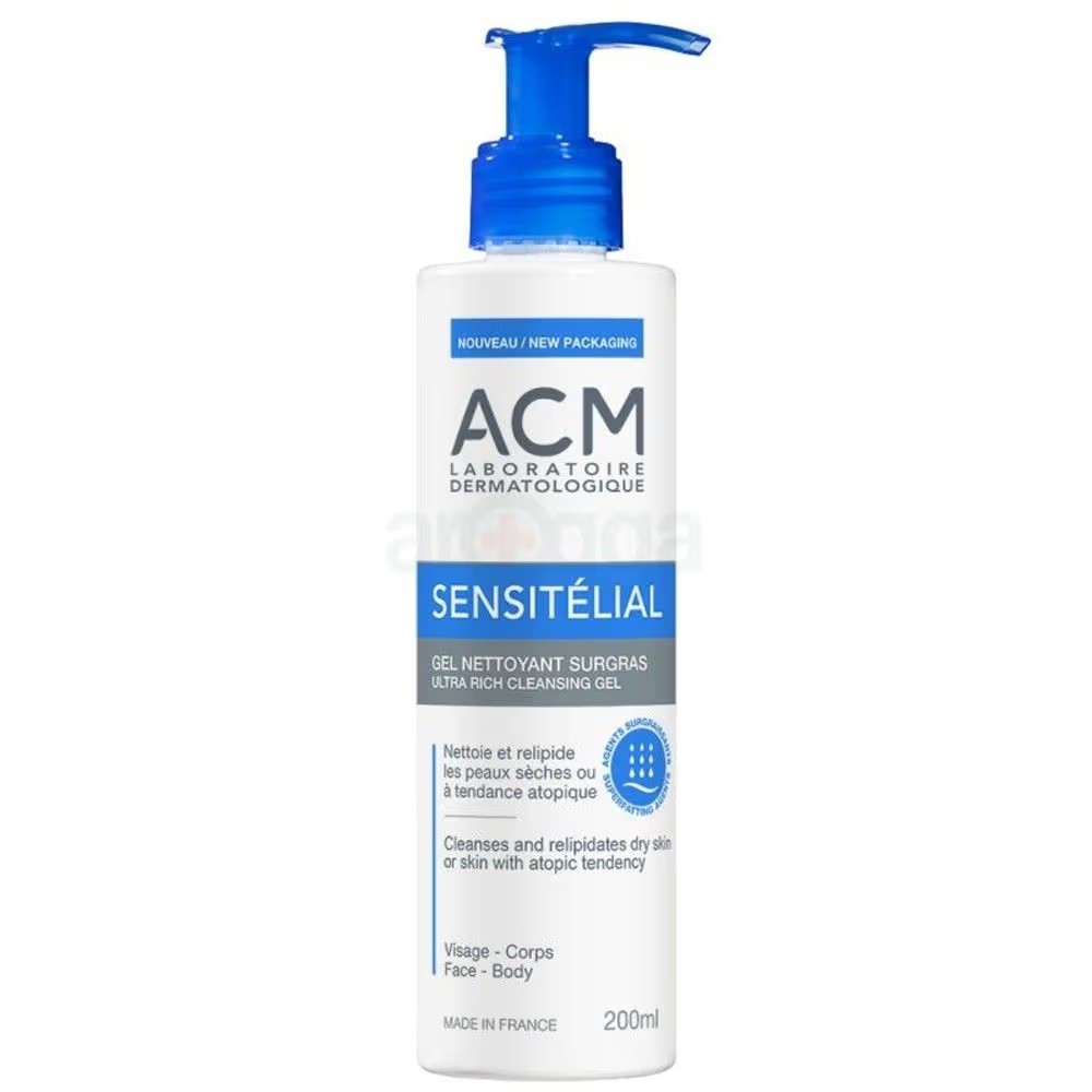 ACM SENSITELIAL NETTOYANT SURGRAS ULTRA RICH CLEANSING GEL