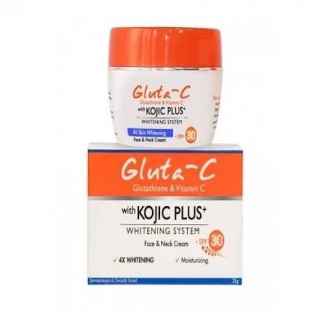 GLUTA-C KOJIC PLUS+ FACE& NECK SPF30 CREAM 25 GM