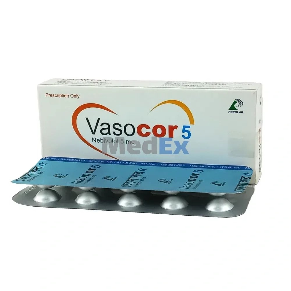 VASOCOR 5 MG TABLET