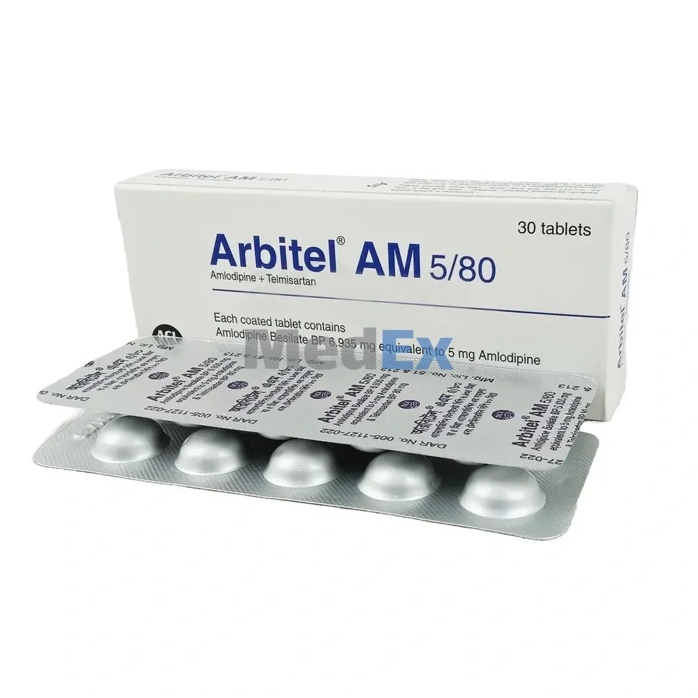 ARBITEL AM 5mg+80mg Tablet