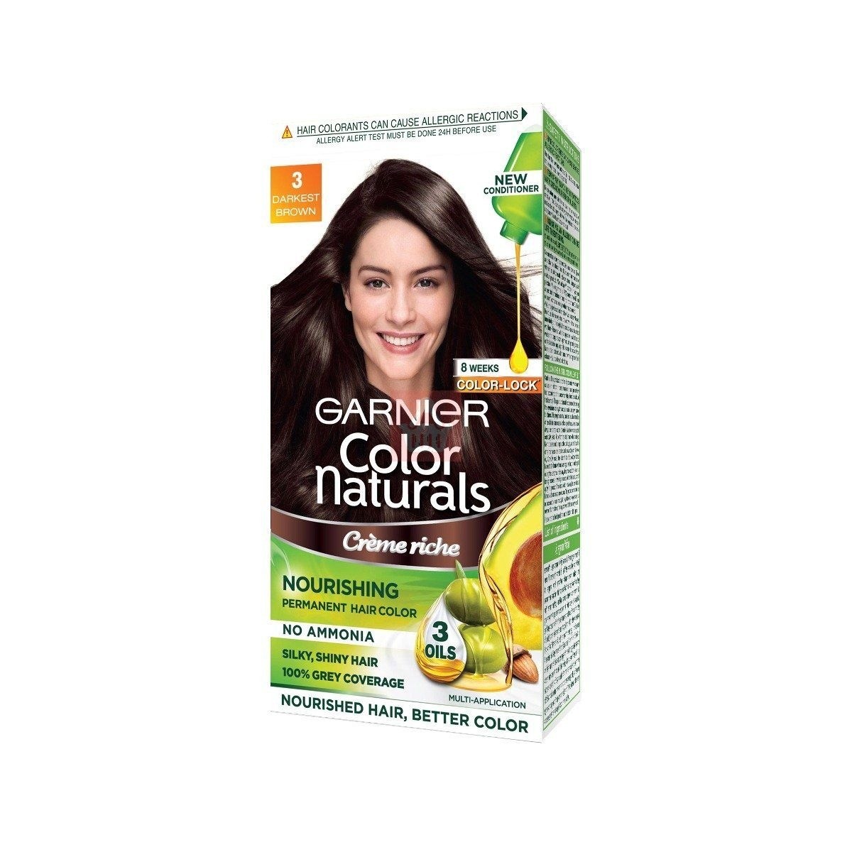GARNIER COLOR NATURALS HAIR COLOR 3/100ML (INDIA)