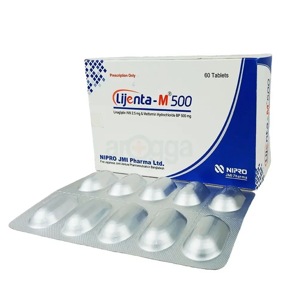 LIJENTA-M 2.5 mg + 500 mg TABLET