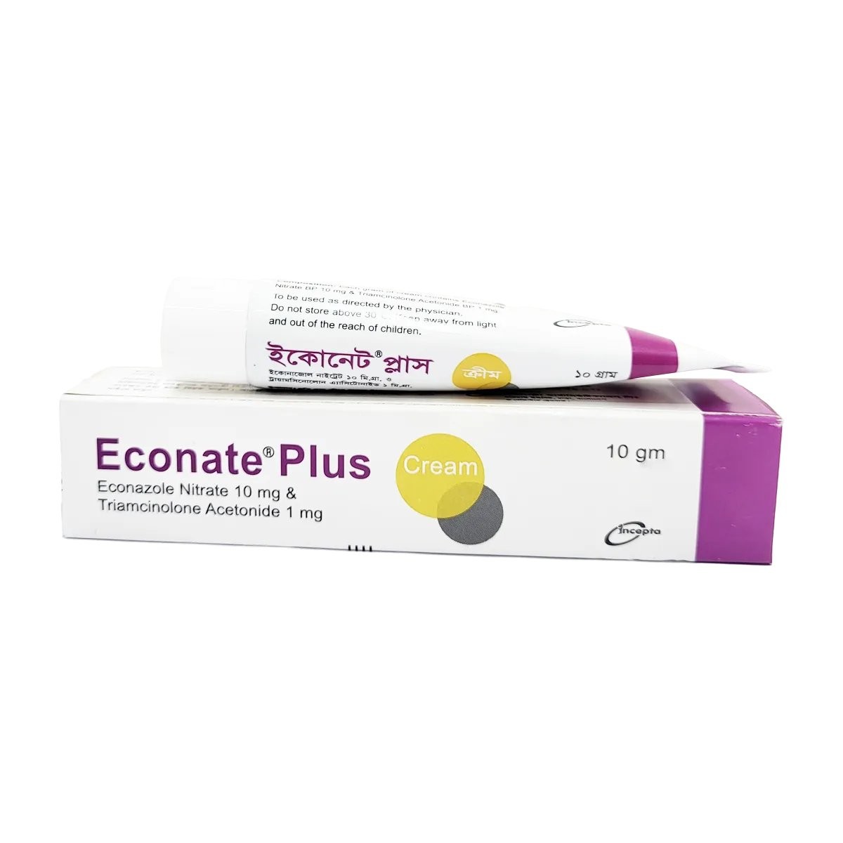 ECONATE 1% CREAM 10GM
