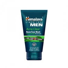 HIMALAYA MEN ACNE CLEAR NEEM FACE WASH 100ML