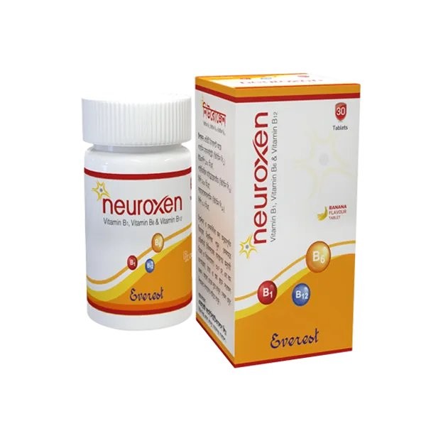 NEUROXEN 100MG+200MG+200MCG TABLET POT