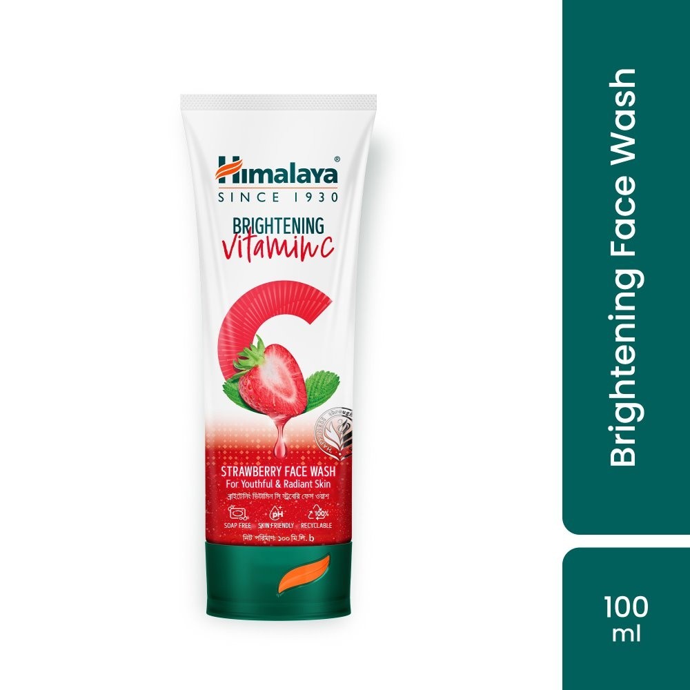 HIMALAYA BRIGHTENING VITAMIN C FACE WASH 100G