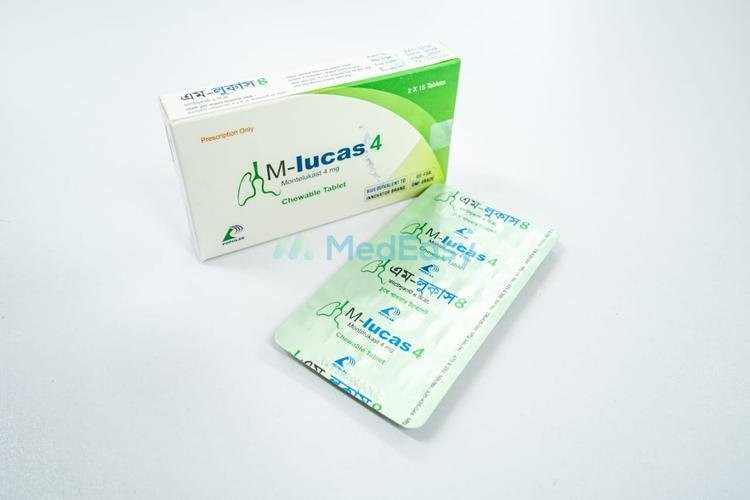 M-LUCAS 4MG Chewable Tablet