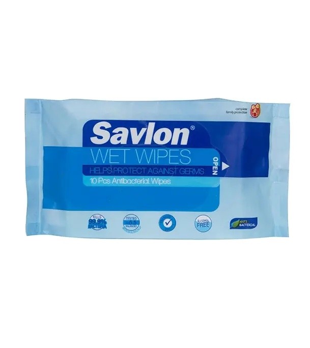 SAVLON WET WIPES SMALL TISSUE