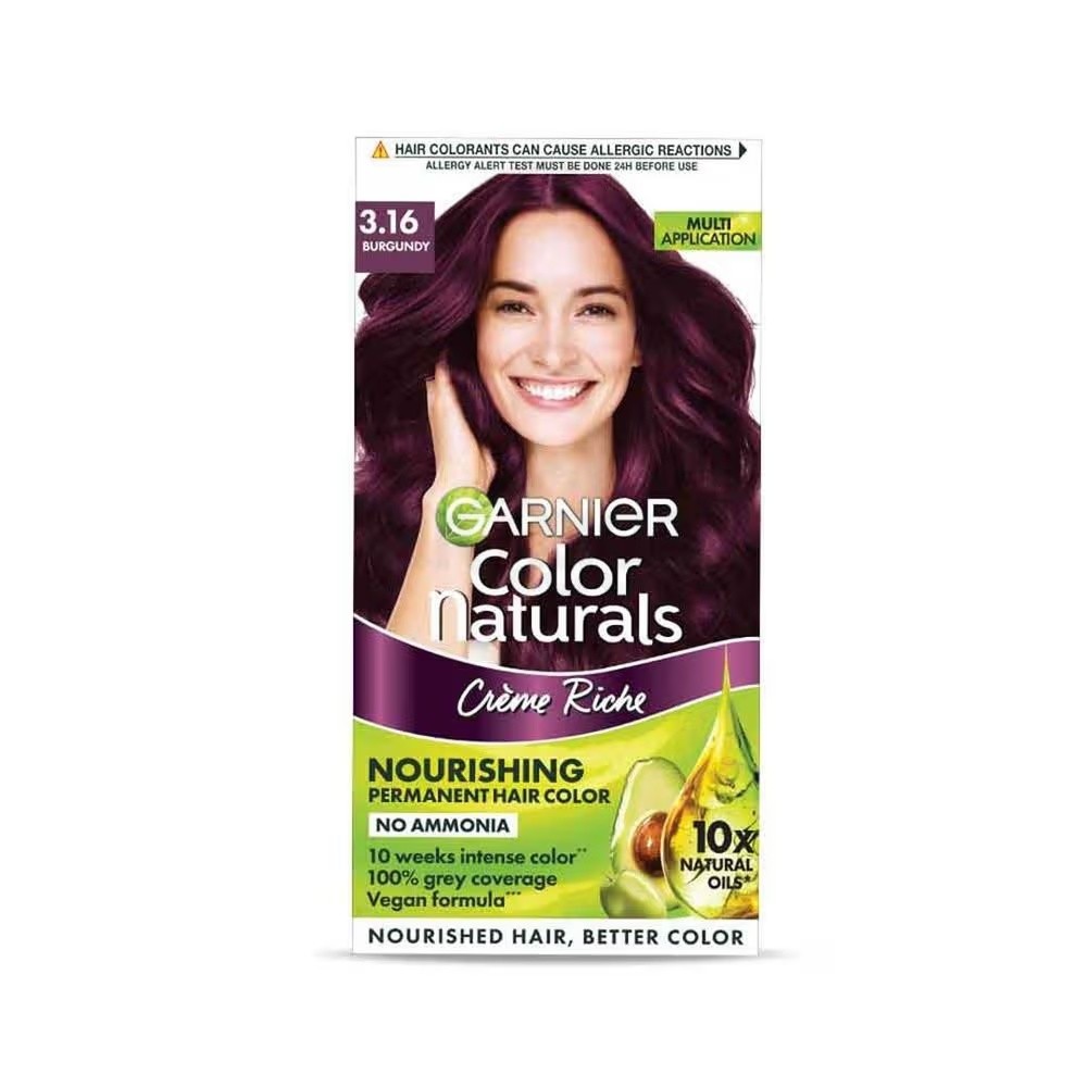 GARNIER COLOR NATURALS HAIR COLOR 3.16/100ML (INDIA)