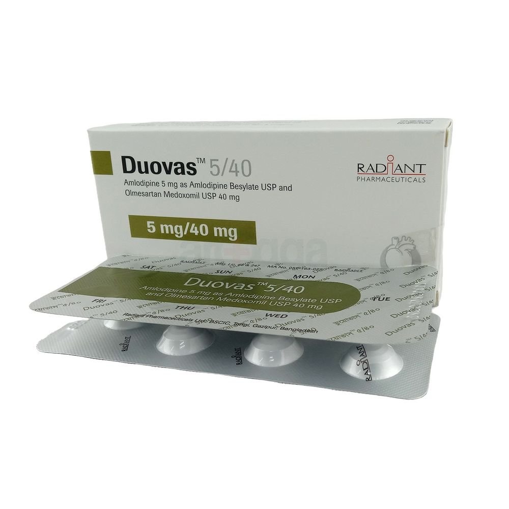 DUOVAS 5MG/40MG TABLET