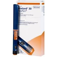 Mixtard 30 30%+70% in 100 IU/ml (Injection) 3 ml flexpen