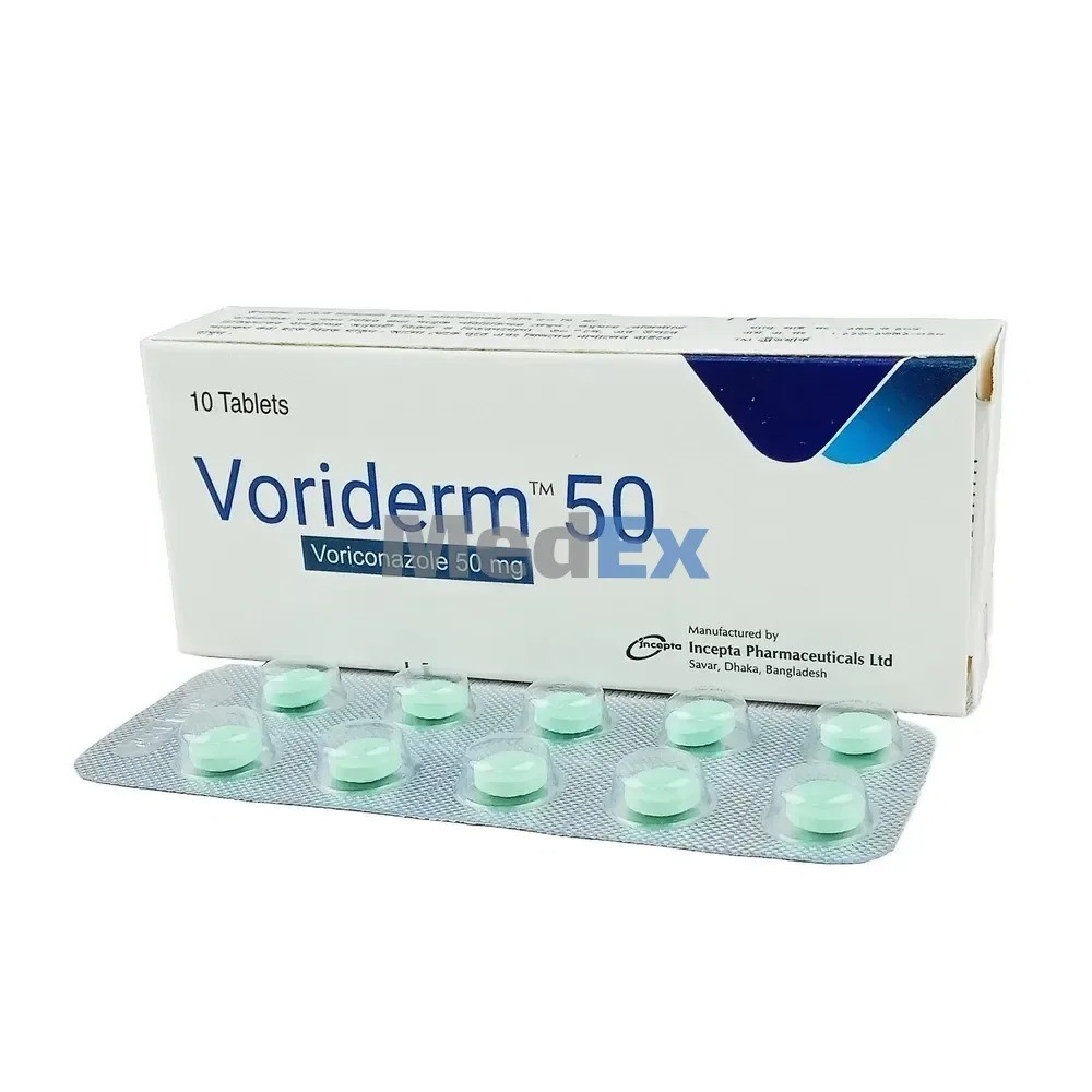 VORIDERM 50MG TABLET