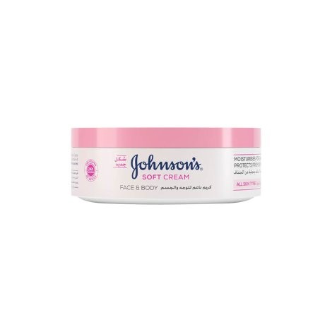 JOHNSONS SOFT FACE & BODY CREAM 200 ML